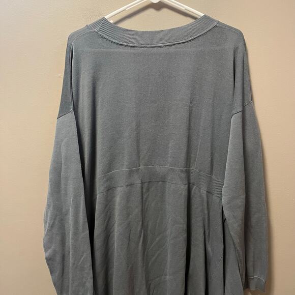Peruvian Connection Women’s Asymmetrical Hem 100% Pima Cotton Sweater Size XL - Picture 4 of 6